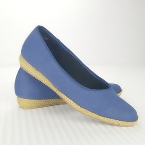 Beacon Blue and  Tan Flats Size 7.5 M